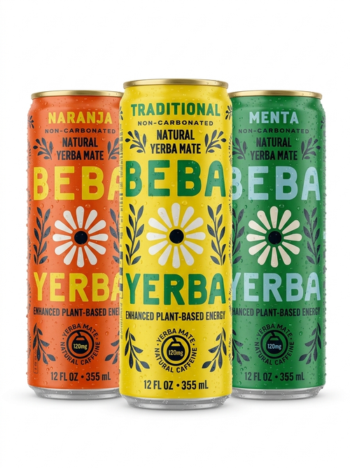 BEBA YERBA - MINT FLAVOR(12 cans) - DTR